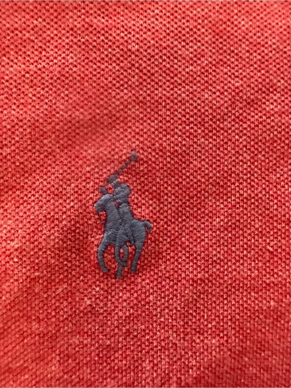 Polo Ralph Lauren Custom Fit Polo Shirt XXL Heathered Red Pony Logo Cotton Men’s